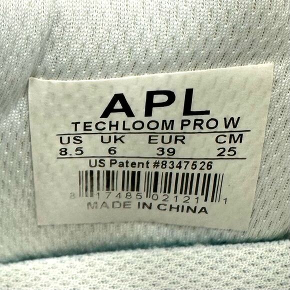 APL Techloom Pro Women Running Shoes Size 8.5 White Knit Breathable Laced Comfy - Picture 6 of 15
